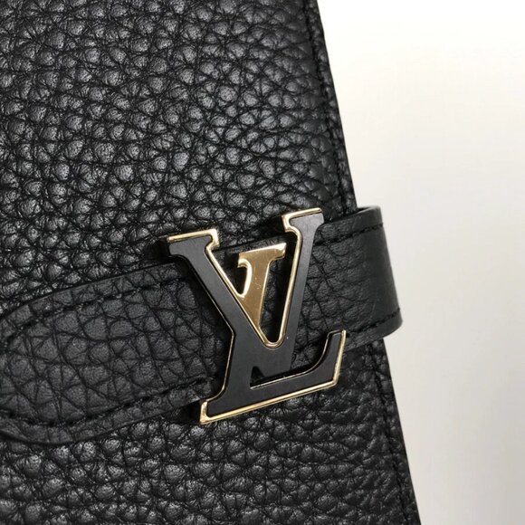 LOUIS VUITTON Taurillon Leather LV Vertical Wallet M81330 Long wallet bifold - Picture 10 of 16